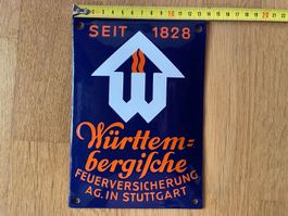 Emailwerbeschild Würtembergische  Feuerversicherungsanstalt