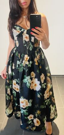 Zimmermann Kleid Floral Black Roses 🌹