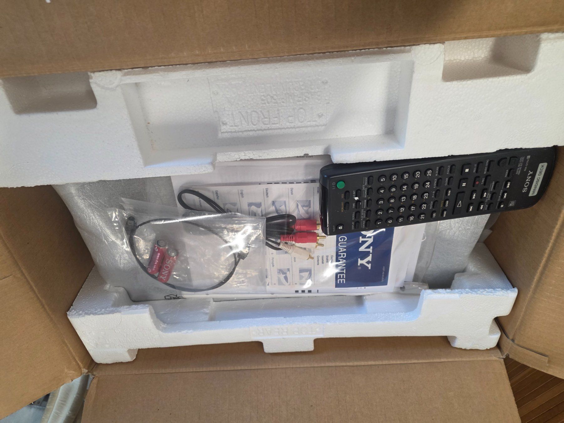Sony Minidisc: Sony Mini Disc Player – Nuovo e nell'imballaggio originale da Rotkreuz venduto da Kellermusik 1