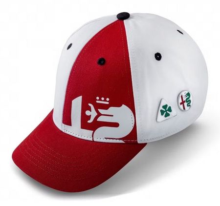 Alfa Romeo QV Sport Cap rot weiss Original Merchandising