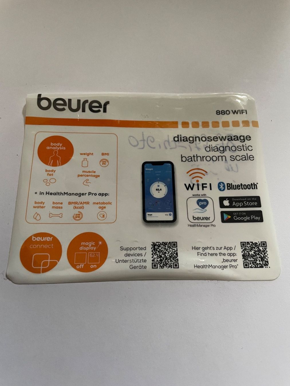 Beurer Personenwaagen: Beurer Diagnosewaage 880 WIFI – Neu (gemäss Beschreibung) aus Volketswil von rubin74 1