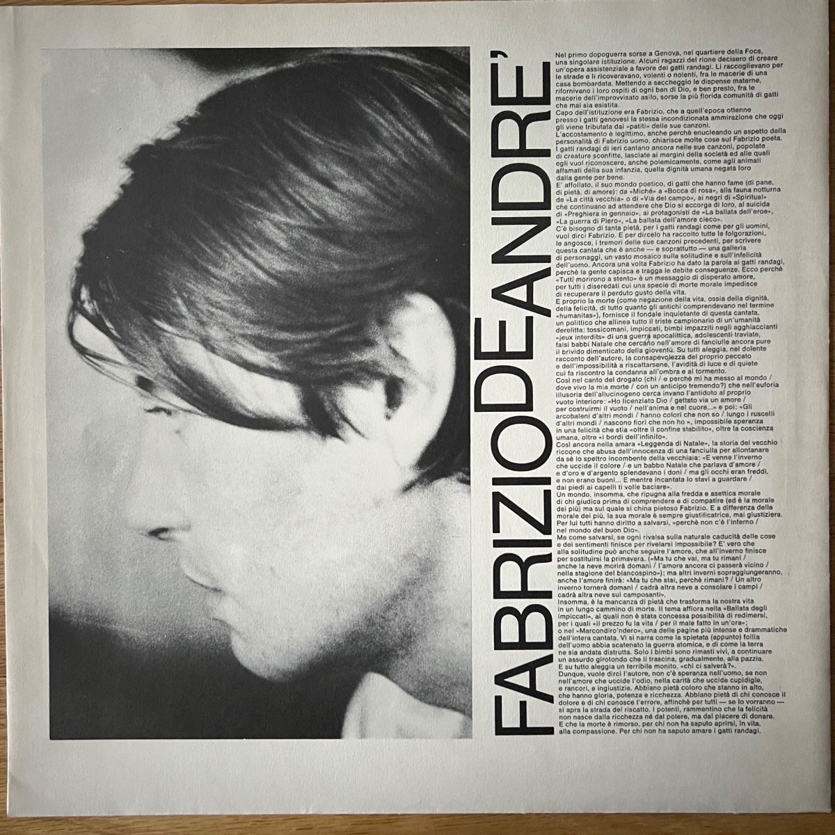Dischi in vinile: Fabrizio De Andre - Tutti Morimmo A Stento / Italy 1978 – Usato da Gais venduto da soundcave57 1
