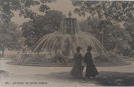 GENÈVE - Jet d'eau du Jardin Anglais