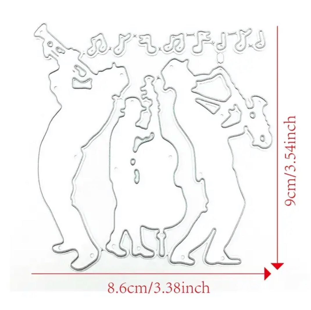 Sciablone: Jazzband - Stanzschablonen – Nuovo e nell'imballaggio originale da Frenkendorf venduto da jazzplatten 1