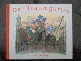 Der Traumgarten - Märchen v. Blumen + Sommervögeln Kreidolf