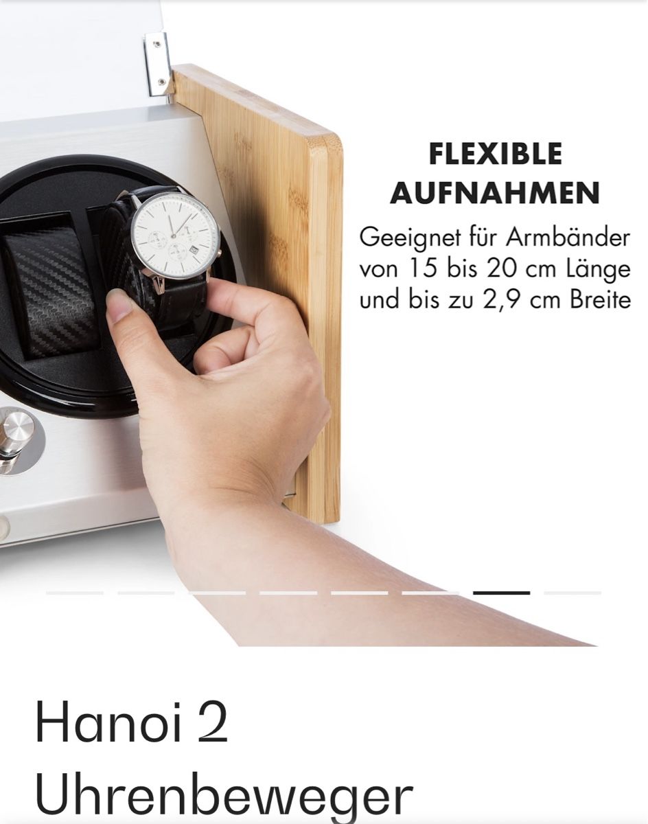 Scatole porta orologi: Hanoi 2 Uhrenbeweger – Nuovo (secondo la descrizione) da Grosshöchstetten venduto da lox_287b 5