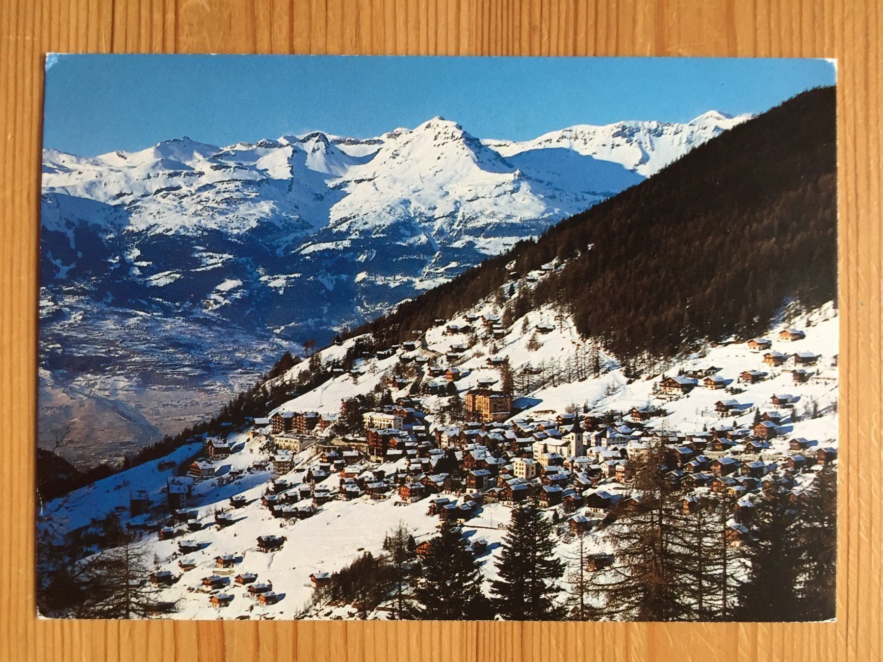 Cartoline postali: St. Luc - Val d'Anniviers - AK 1987 – Usato da Oberuzwil venduto da Henri09