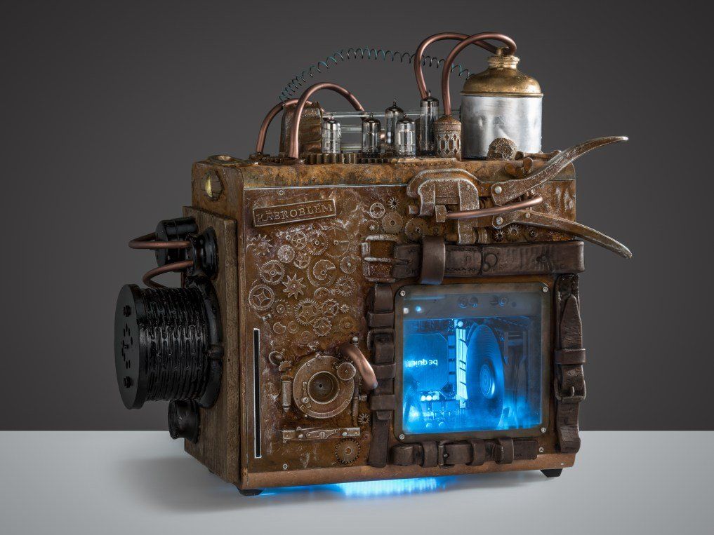 Boîtiers: Steampunk PC-Case von der Fantasy Basel 2015by Andy Ineichen – D'occasion à Buckten par RolandsLiquidationen