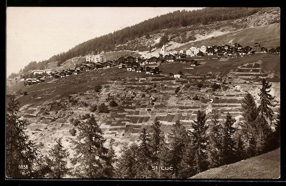 Cartoline postali: AK St. Luc, Panorama mit Hotel – Usato da Berlin venduto da bartko-reher