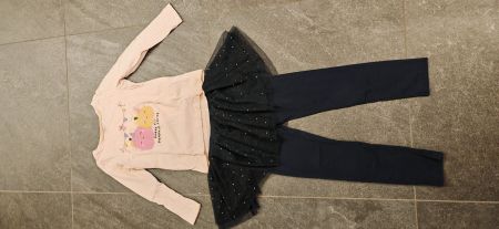 Süessis Mädchen Kleider Set, Grösse 128, Frühling Outfits