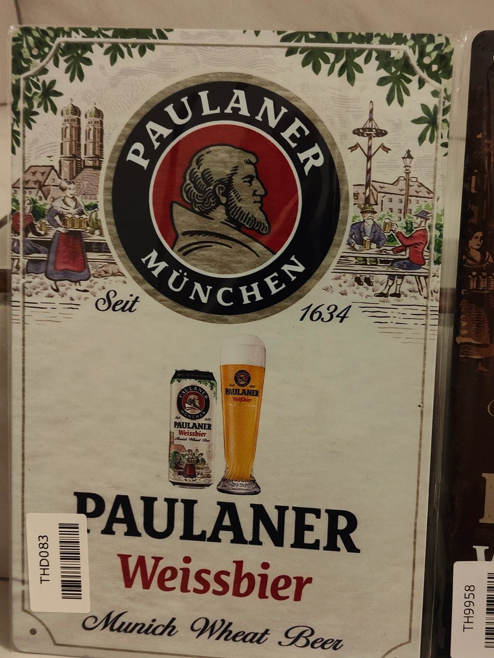 Insegne: 4 Paulaner Blechschilder – Nuovo e nell'imballaggio originale da Wangen SZ venduto da Charlie_Firpo 1