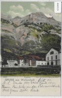 Gruss aus Wallenstadt - Litho