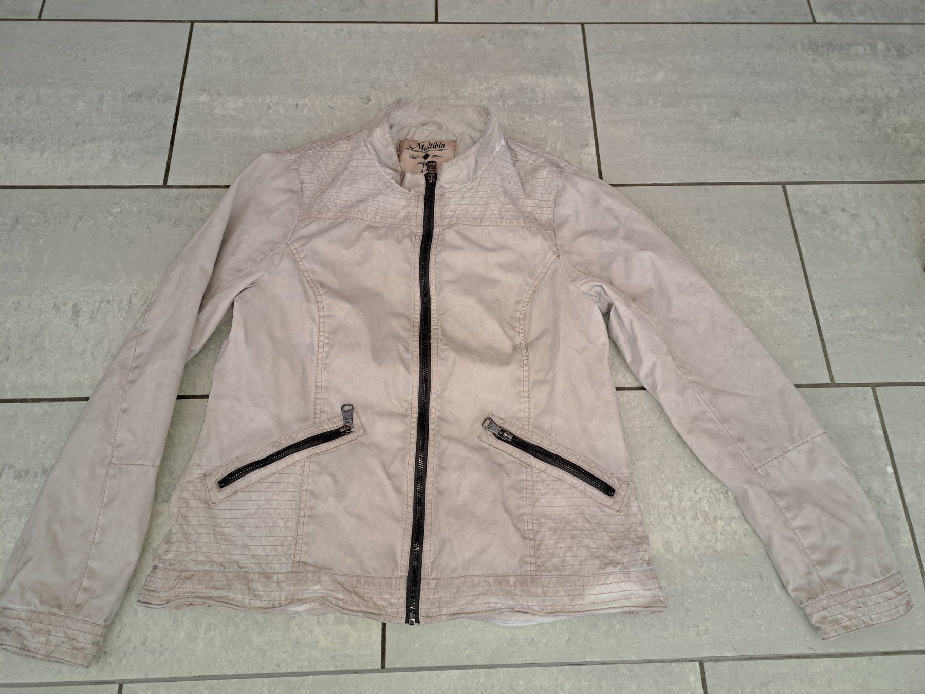 Giacche: Jacke Multiblu Gr. 42 beige ausgewaschen – Usato da Killwangen venduto da KIANA08