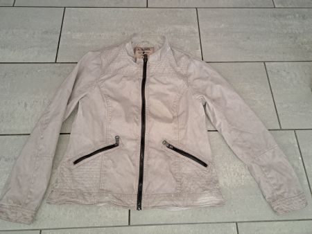 Jacke Multiblu Gr. 42 beige ausgewaschen