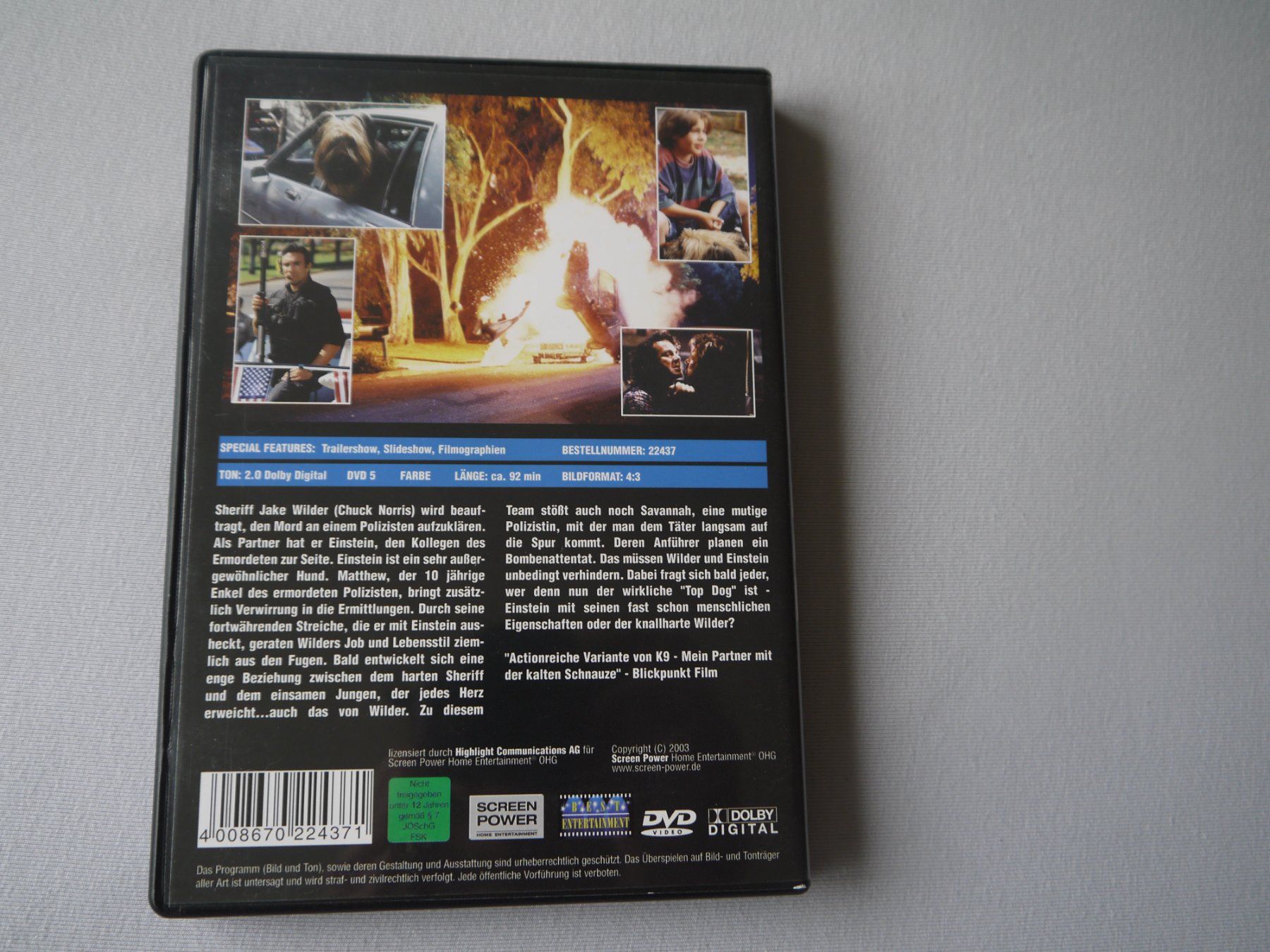Tutti i DVDs: TOP DOG(1995) -Chuck Norris -selten – Usato da Hagendorn venduto da Blaf 1