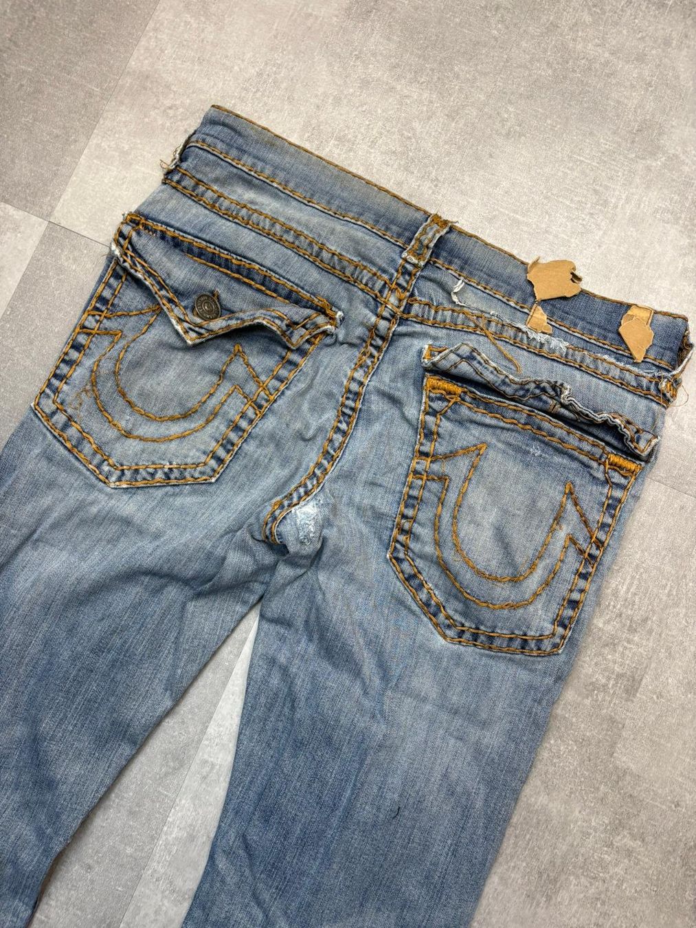 True Religion Jeans: True Religion Straight Jeans - Grösse L/34 – Usato da Werdenberg venduto da hase.vintage 2