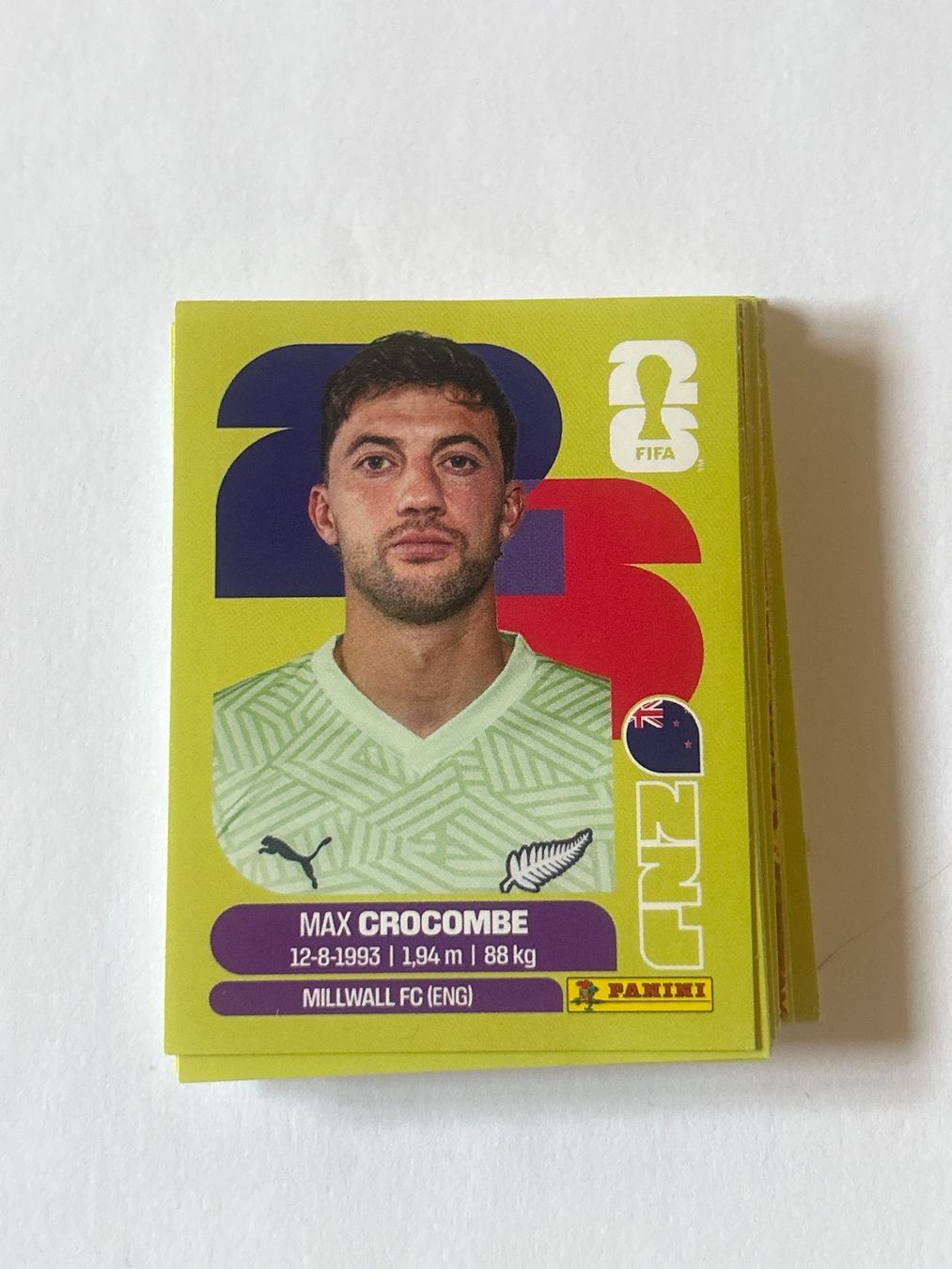 Panini Carte collezionabili: Panini WM 2026 Sticker - Crocombe NZL 2 – Nuovo (secondo la descrizione) da Troistorrents venduto da sim_d75d