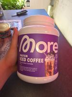 More Protein Iced Coffee Dark Cookie Crumble 500g neu