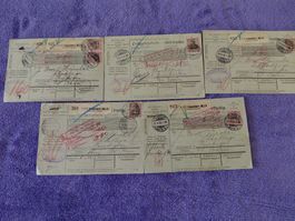 Tolle Paketkarten DR ab 1903