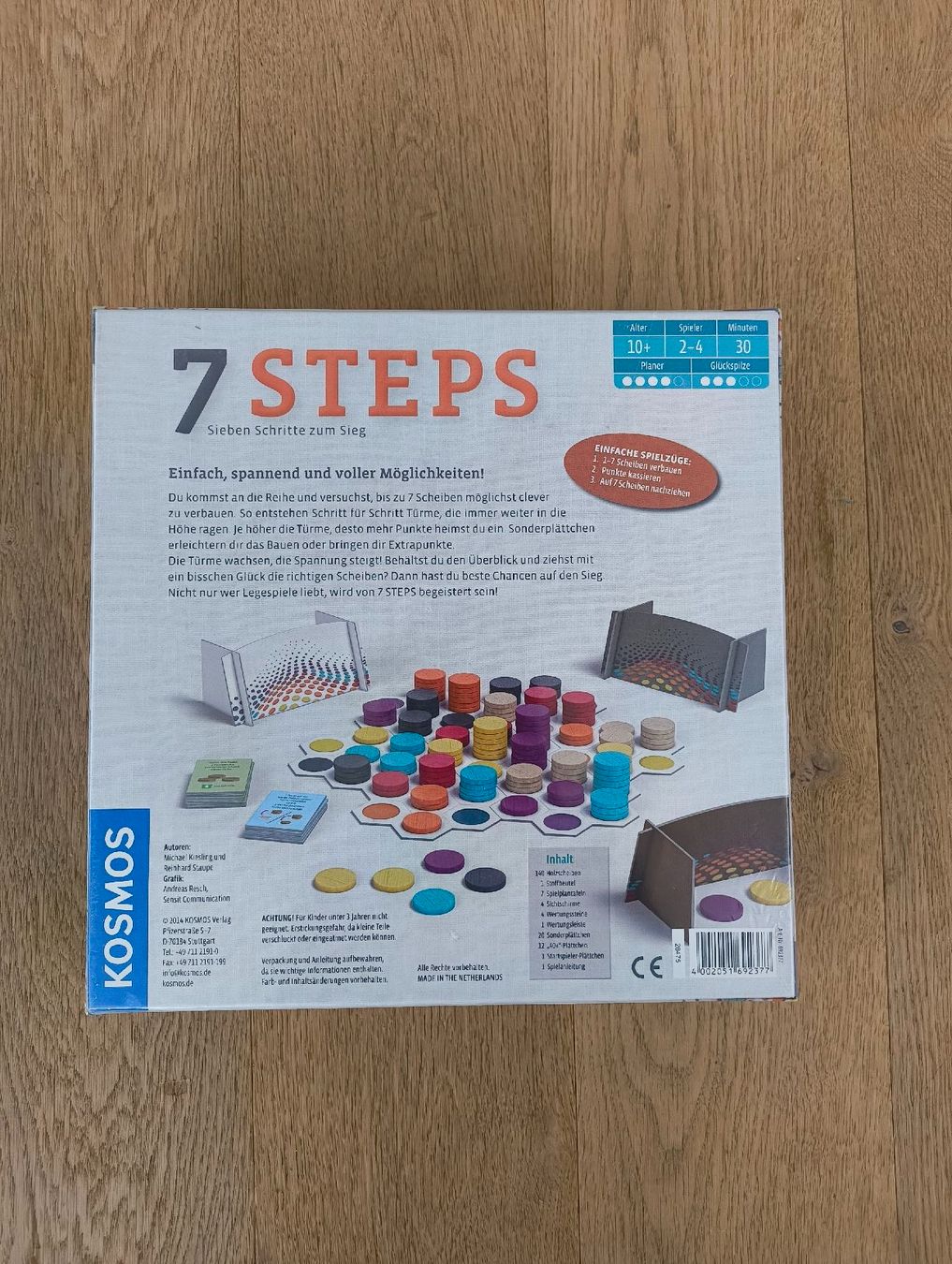 Kosmos Spiele: 7 Steps Brettspiel – Neu und originalverpackt aus Dübendorf von Montclair 1