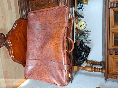 Grosser Vintage Koffer Antik Dekoration Reisekoffer