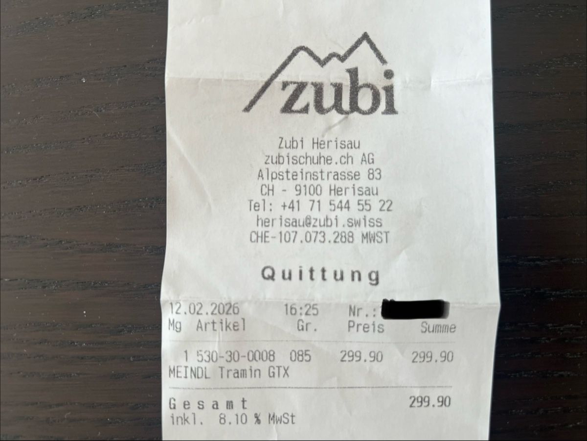 Meindl Scarpe da uomo: Meindl Tramin GTX Wanderschuhe Grösse 42.5 – Nuovo (secondo la descrizione) da Oberuzwil venduto da beaster41 5