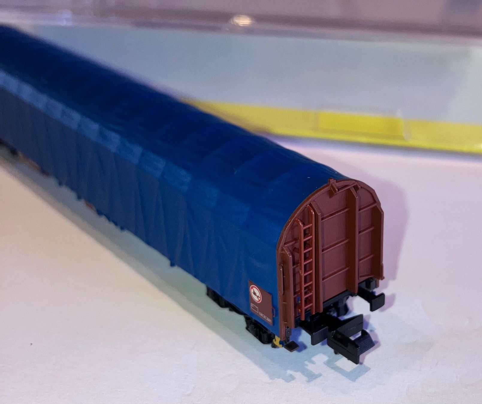 Trix Modellini di ferrovie: TRIX 15271-04 SCHIEBEPLANENWAGEN EP.V – Usato da Dompierre VD venduto da immorentes 3
