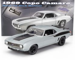 CHEVROLET - CAMARO COPO COUPE 1969 - SILVER BLACK  1/18 NEU