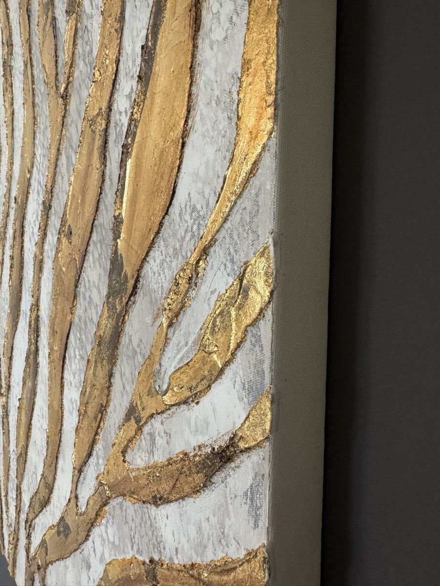 Dipinti: Handgemaltes Gemälde 'Golden Zebra' 100x75cm – Nuovo (secondo la descrizione) da Wädenswil venduto da Cedric87 3