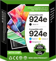 HP 924e kompatible Tintenpatronen 4er Set
