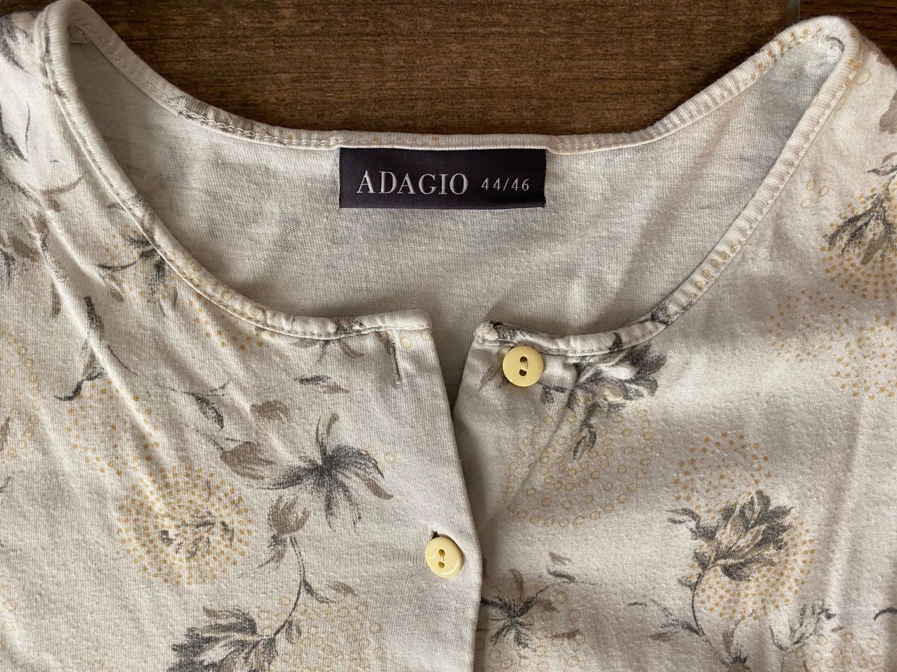 Negligees & Pigiami: Adagio Nachthemd langarm mit Muster Gr. 44 - 46 – Usato da Pratteln venduto da a23_j2gs 3