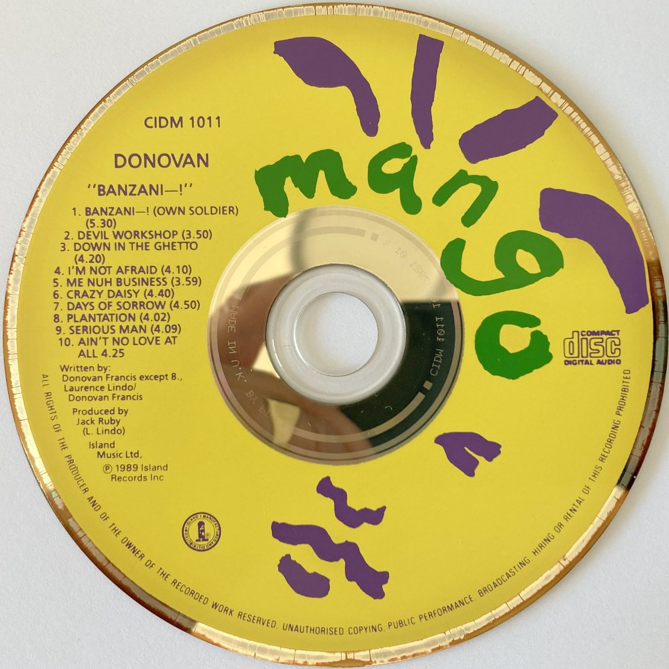 CD: DONOVAN - BANZANI-! – Usato da Bottens venduto da hotter-than-hell 2