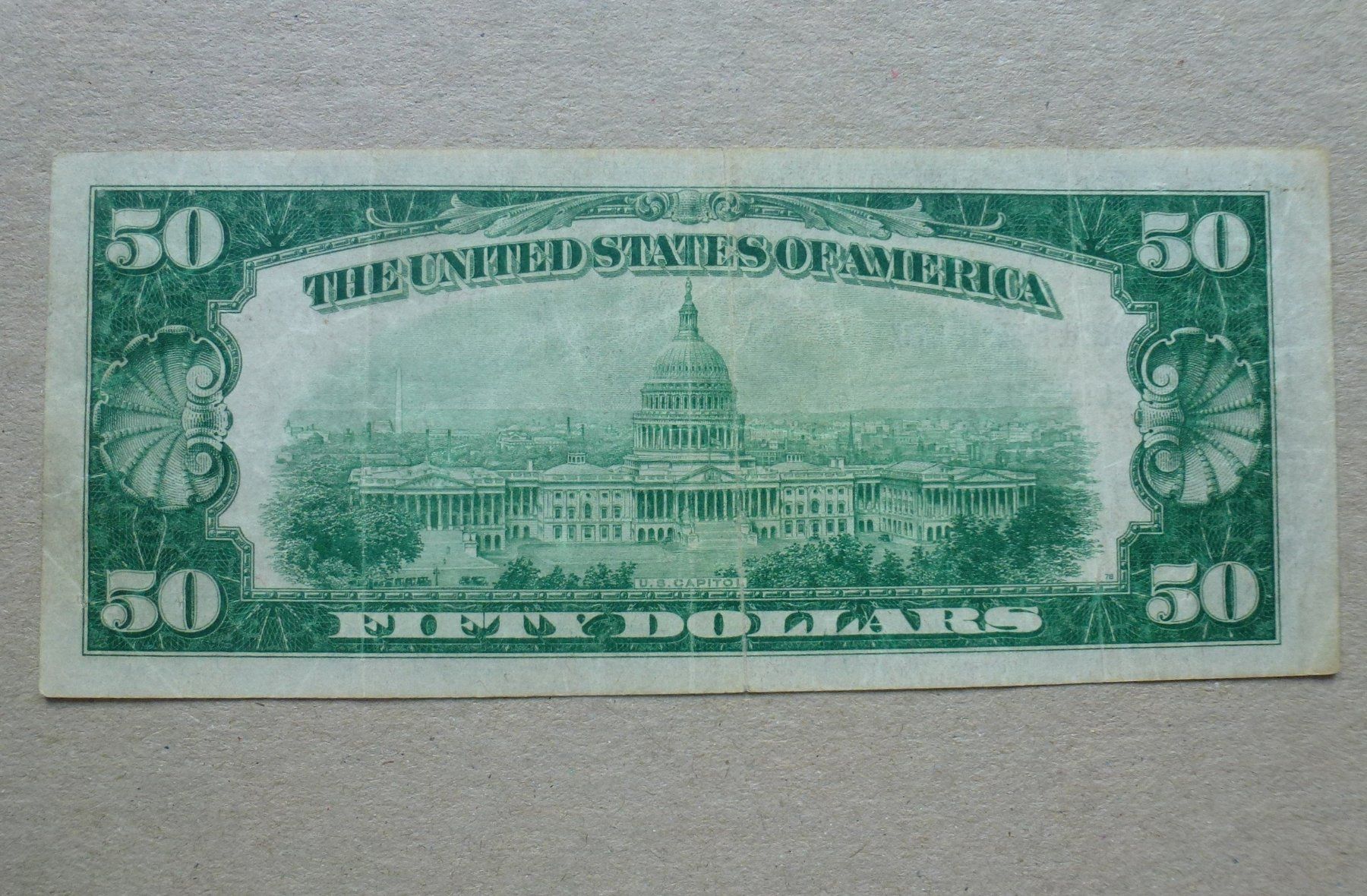 Billets de banque: USA Ohio ++ 50 Dollars 1929 – D'occasion à Walkringen par Casablanca777 1