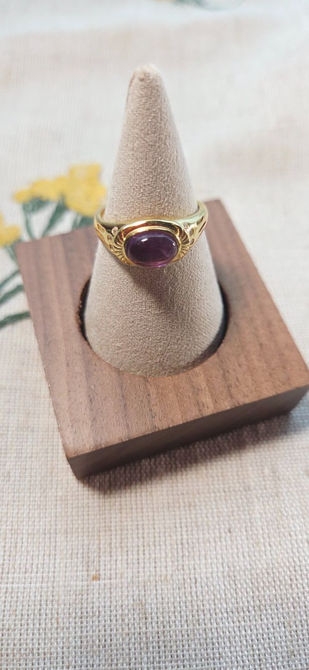 Anelli: NEW - S925 Amethyst Ring (Adjustable) – Nuovo (secondo la descrizione) da Zürich venduto da cin_wcf6 3
