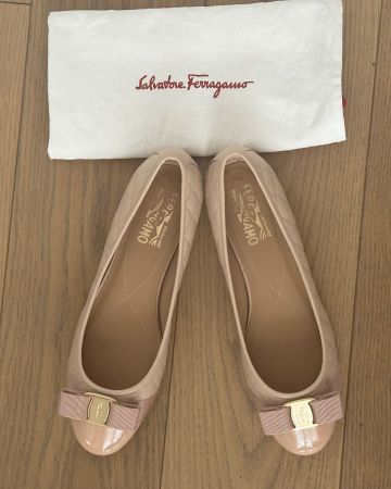 Salvatore Ferragamo Ballerinas Damenschuhe Schuhe Gr.40 C