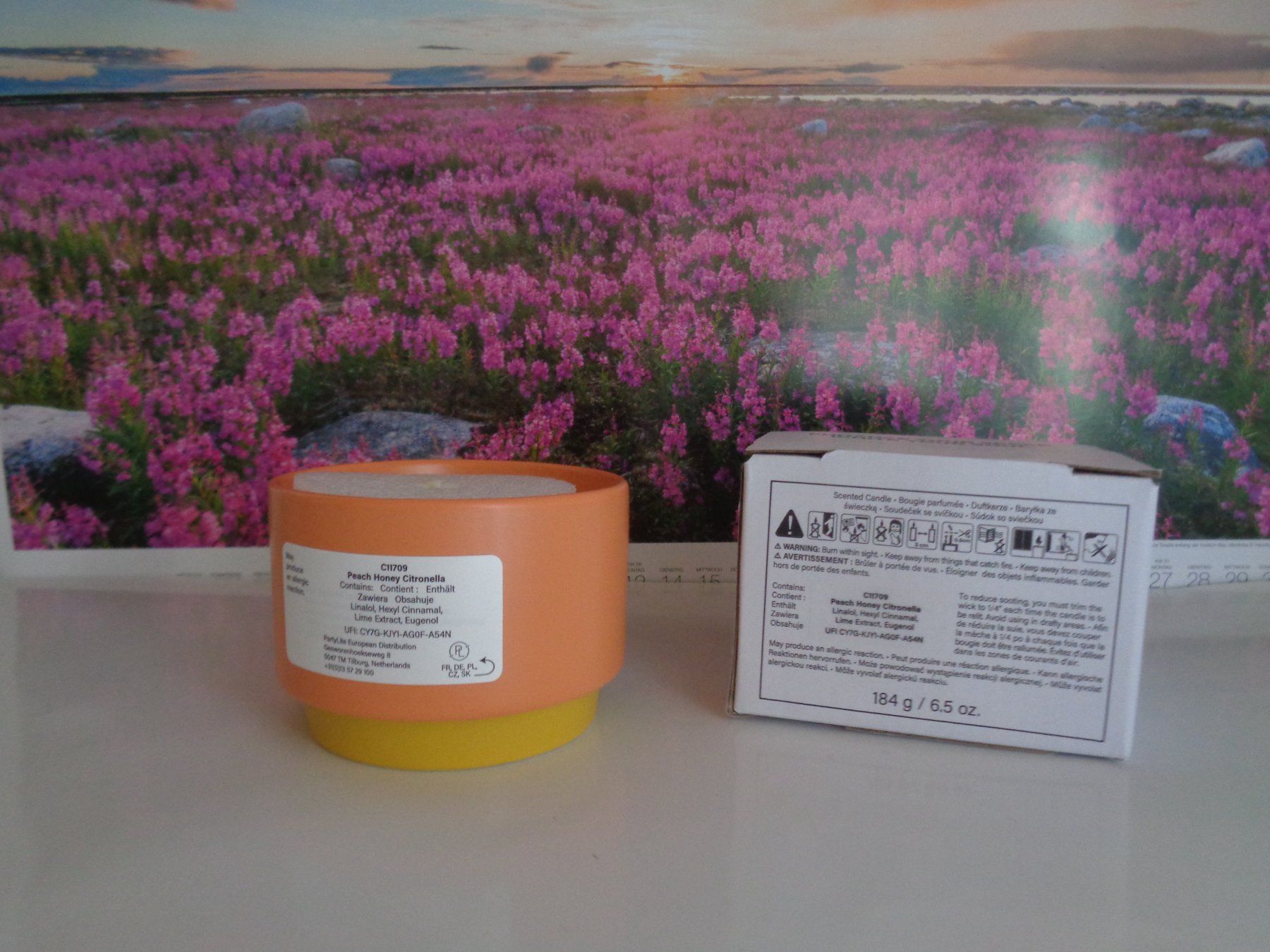 Partylite Candele: Duftkerze Geranium Citronella oder Pfirsich Honig Citronella – Nuovo e nell'imballaggio originale da Frauenkappelen venduto da Sunneschy00 3