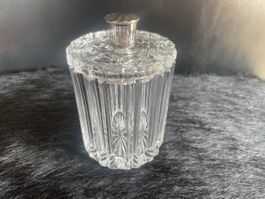Marmelade Kristall Glas 925er Knauf* verre confiture antique