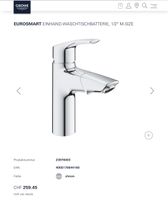Waschtischmischer Grohe Eurosmart