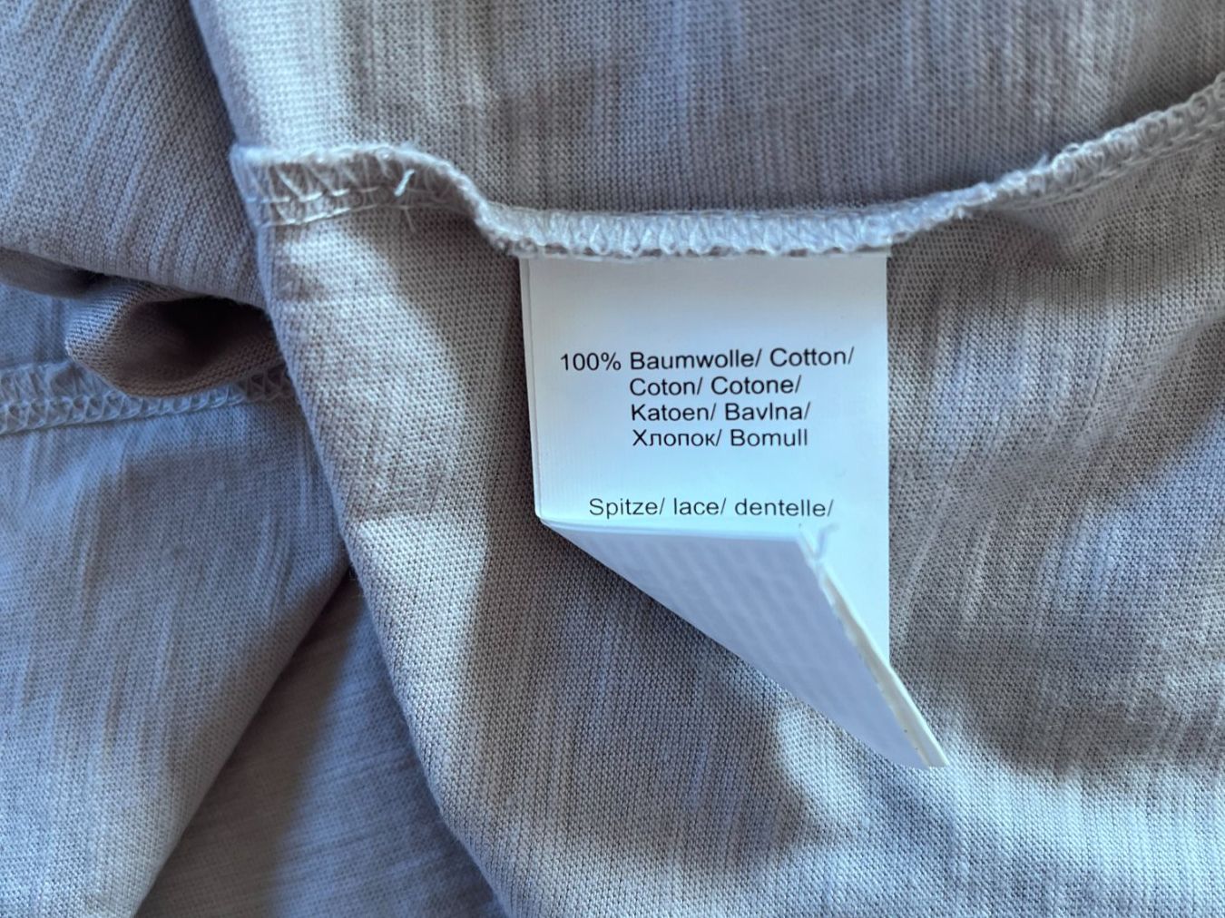 Tops: Ambria Damen Long Top in Gr. 40, Hellgrau – D'occasion à Worb par farben20zauber 6