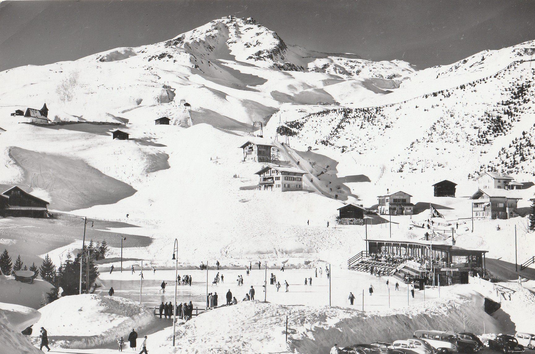 Cartoline postali: Skibetrieb Savognin – Usato da Lumbrein venduto da made02 2