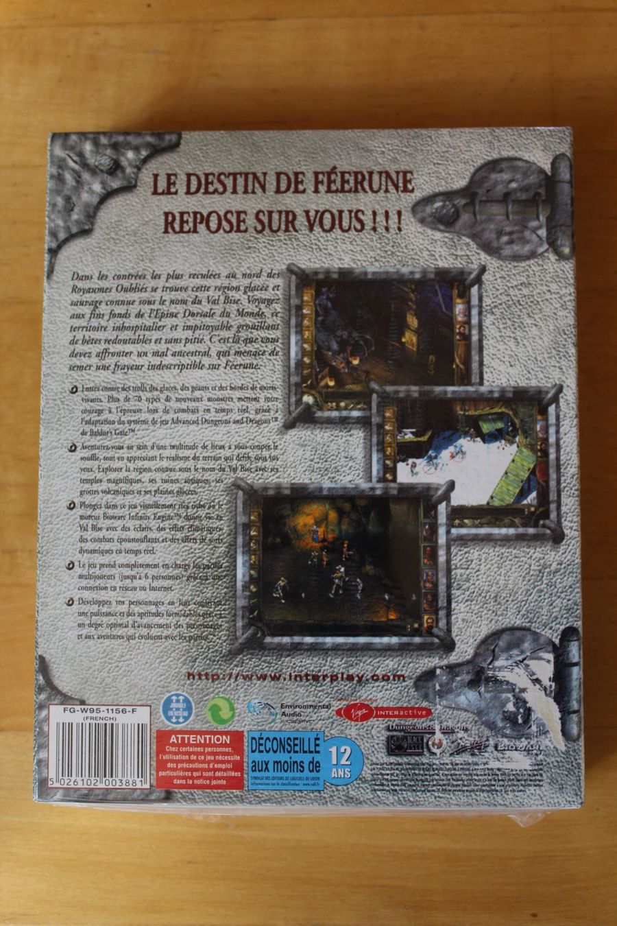 Giochi: Icewind Dale PC CD-ROM FR - Forgotten Realms - Jeu Scellé – Nuovo e nell'imballaggio originale da Saignelégier venduto da Chocobarde 1