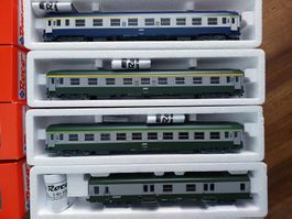 Roco - SNCF Personen-/Gepäckwagen 4er Set - H0 GS OVP