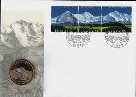2005   Münzbrief  Jungfrau  10 Fr.
