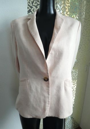 Massimo Dutti Leinen Sommer Blazer Jacke neuwertig, Gr. 40