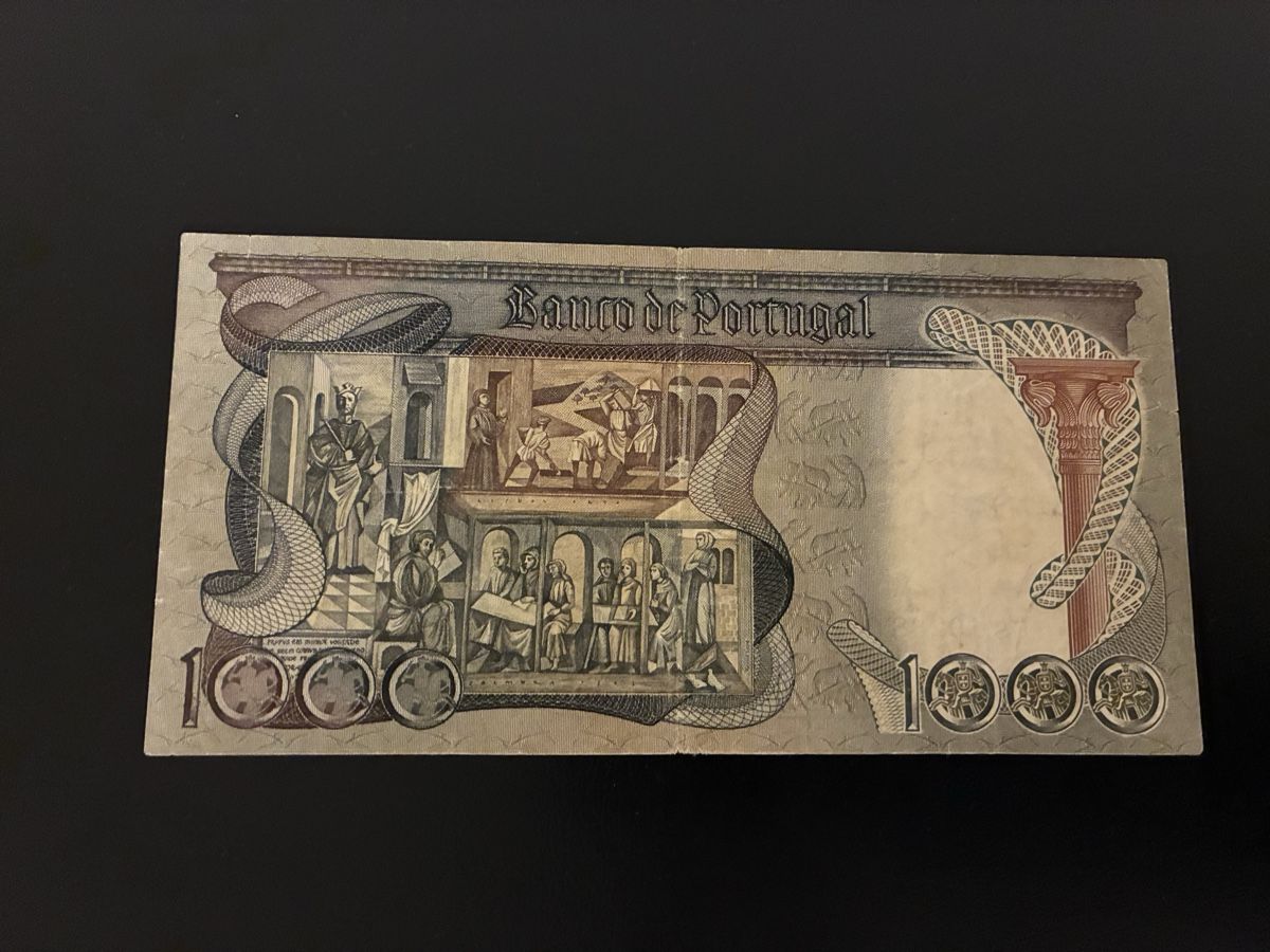 Banknoten: 1000$00 1965 selten – Gebraucht aus Dällikon von Woldbanknoten 2