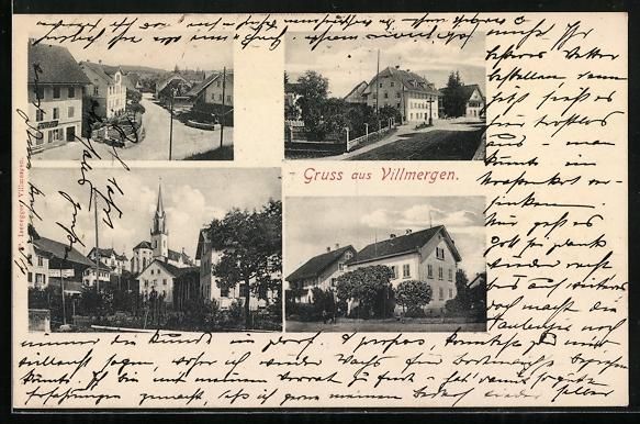 Cartoline postali: Villmergen, Strassenpartien, Ortspartie  – Usato da Berlin venduto da bartko-reher