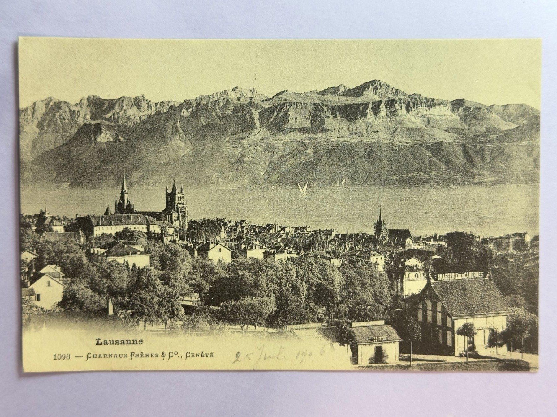 Ansichtskarten: Lausanne – Gebraucht aus Steg VS von danwer74