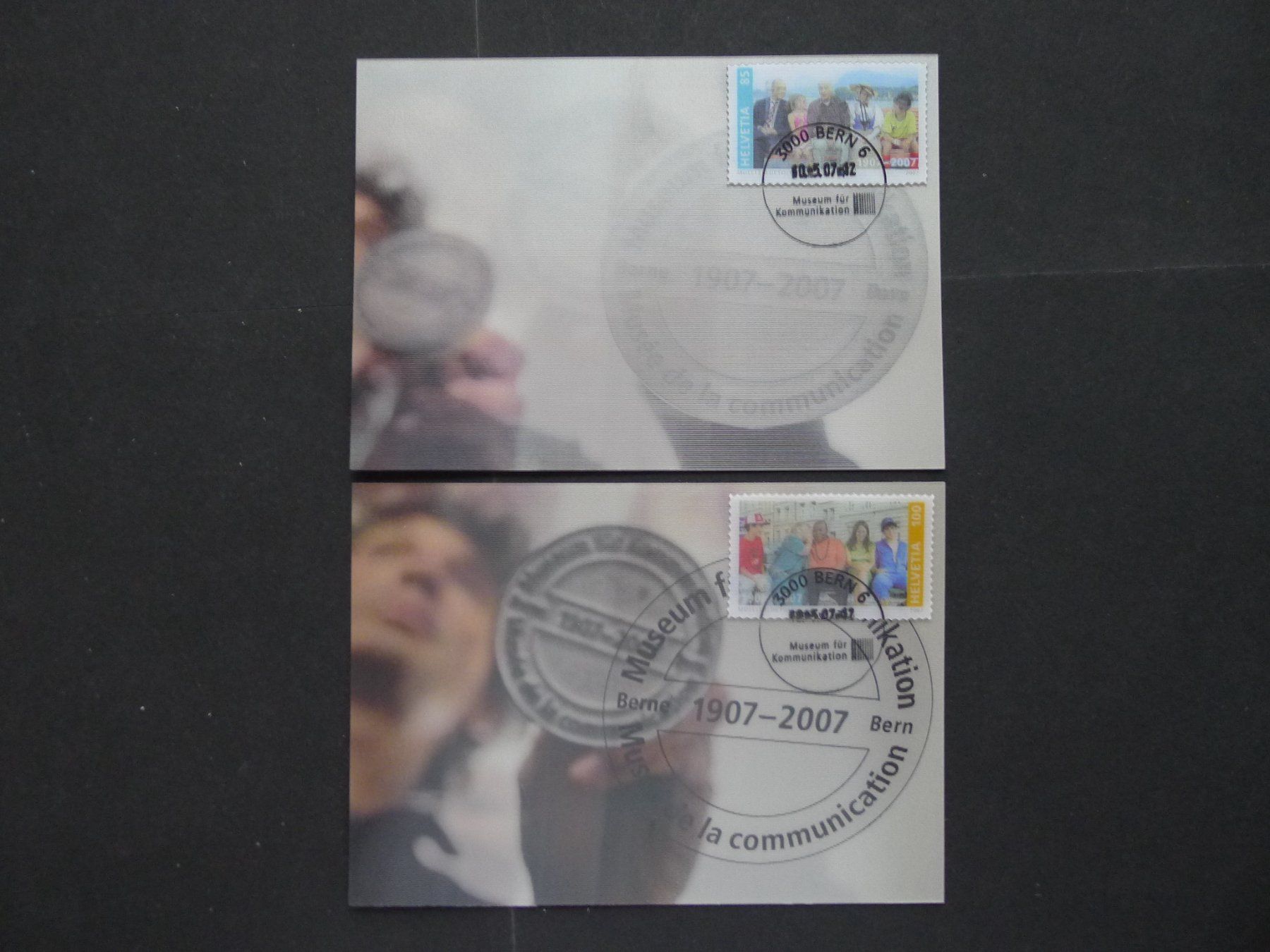 Tutti i francobolli: 2007 Nr. 1231+1232 auf 2 Maximumkarten mit ET Stempel – Usato da Dagmersellen venduto da wyss1982