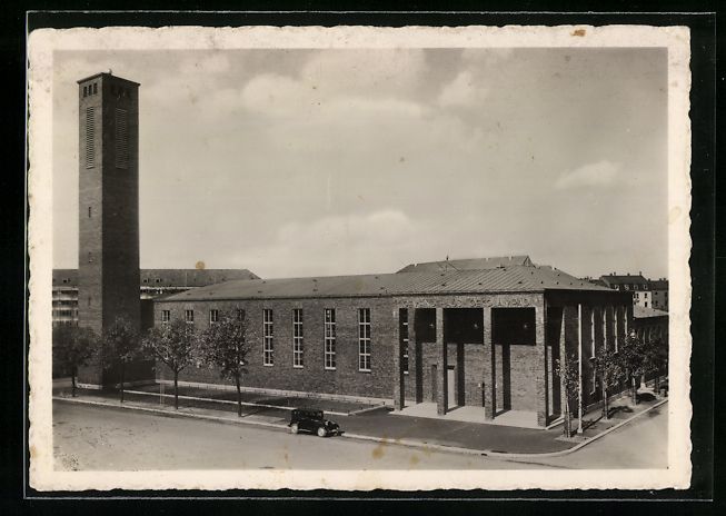 Cartoline postali: AK Basel, Gemeindehaus Oekolampad – Usato da Berlin venduto da bartko-reher