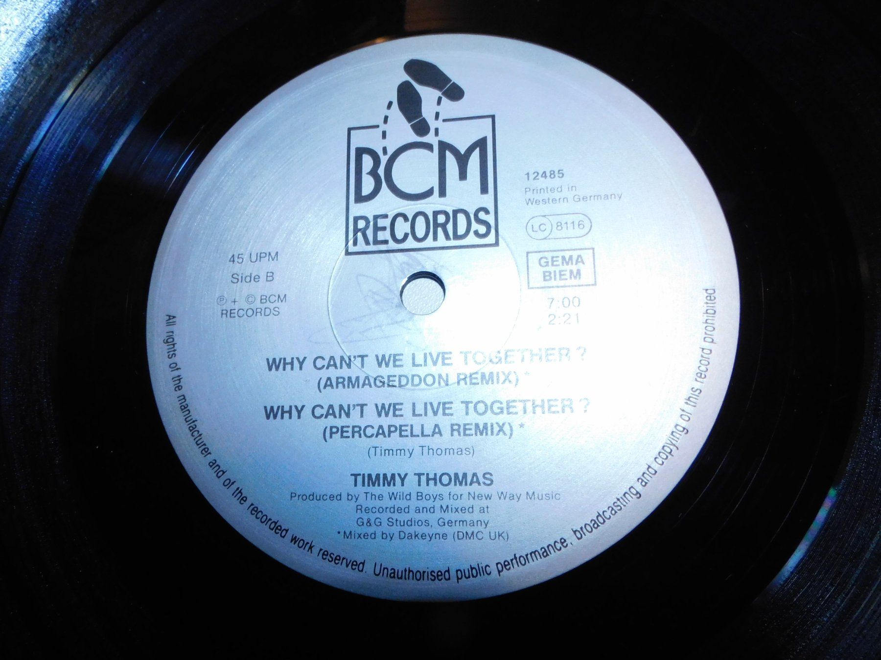 Dischi in vinile: LP Schallplatte Timmy Thomas Mixed by Dakeyne  House Techno – Usato da Sursee venduto da 76 5